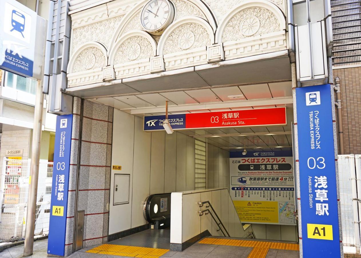 浅草ザ アパートメント Asakusa The Apartment طوكيو المظهر الخارجي الصورة